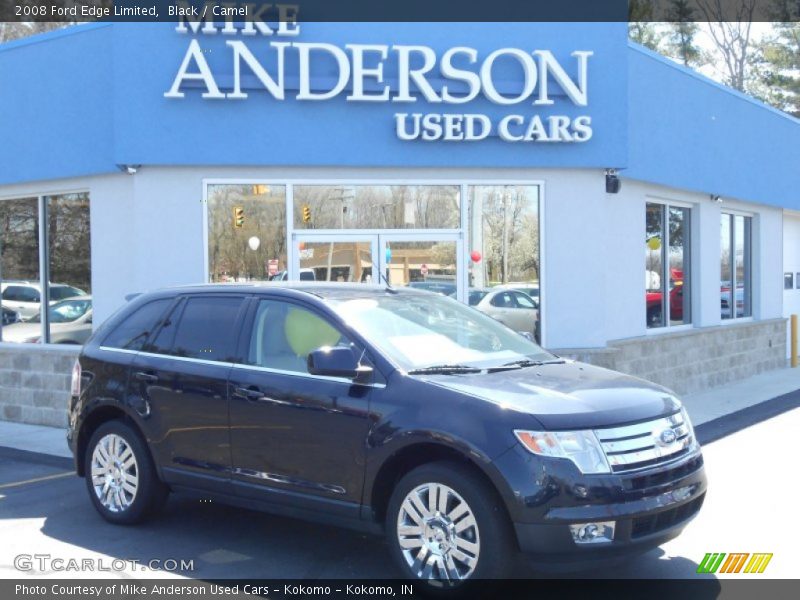 Black / Camel 2008 Ford Edge Limited