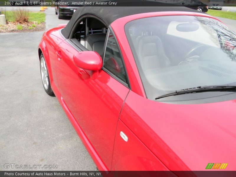 Amulet Red / Aviator Grey 2002 Audi TT 1.8T quattro Roadster