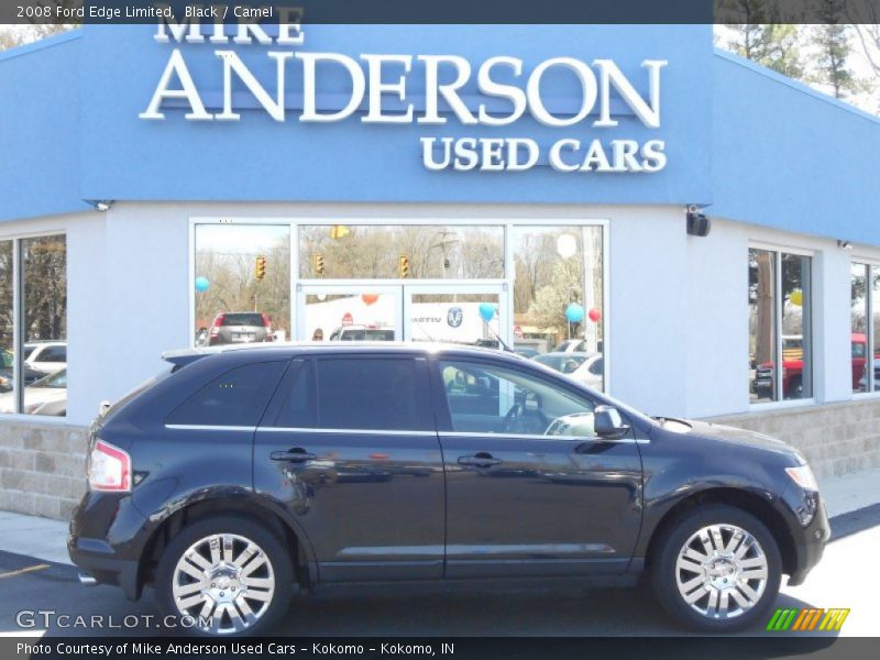 Black / Camel 2008 Ford Edge Limited