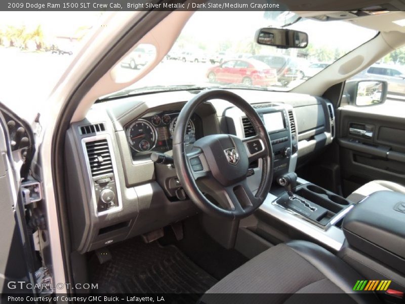 Bright Silver Metallic / Dark Slate/Medium Graystone 2009 Dodge Ram 1500 SLT Crew Cab