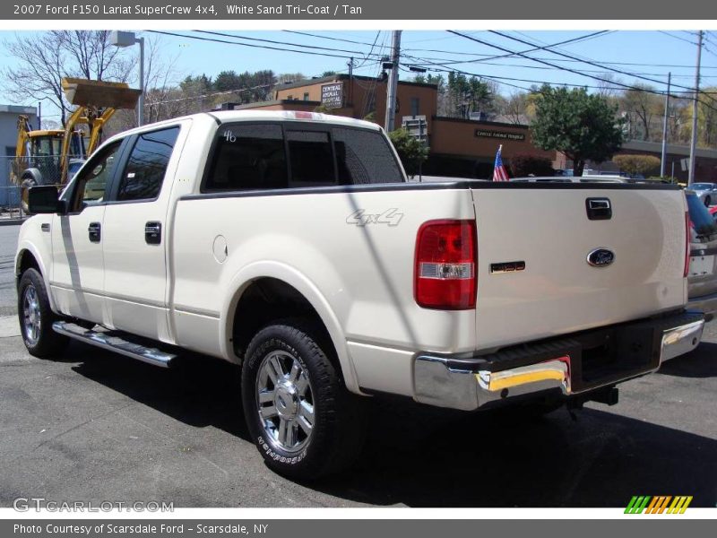 White Sand Tri-Coat / Tan 2007 Ford F150 Lariat SuperCrew 4x4