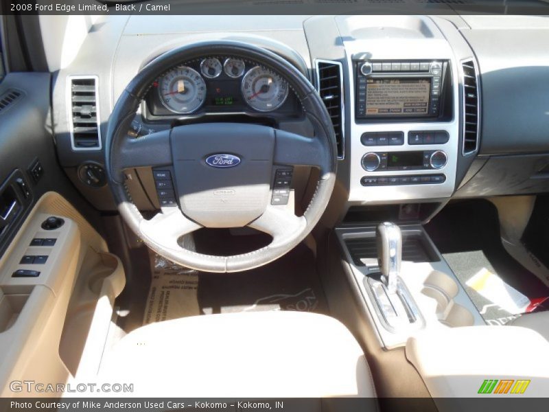 Black / Camel 2008 Ford Edge Limited