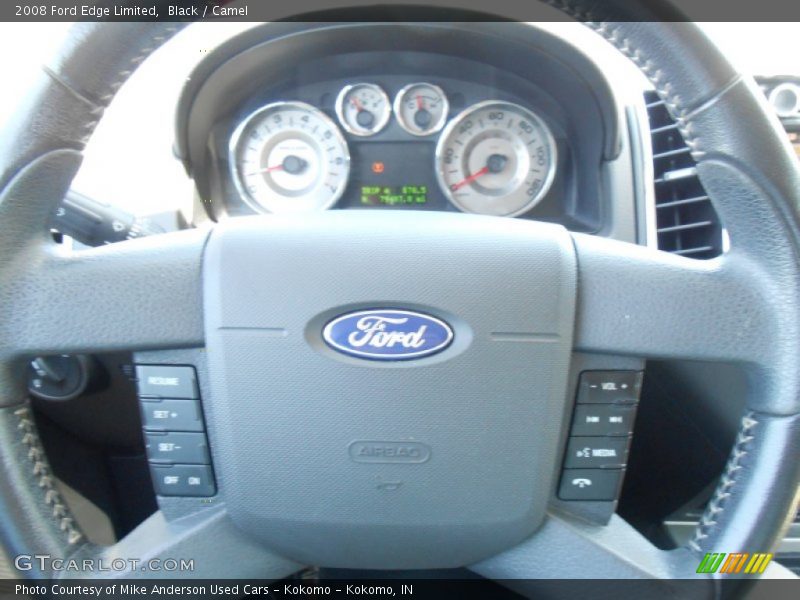 Black / Camel 2008 Ford Edge Limited