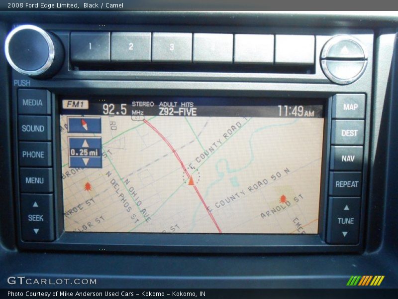Black / Camel 2008 Ford Edge Limited