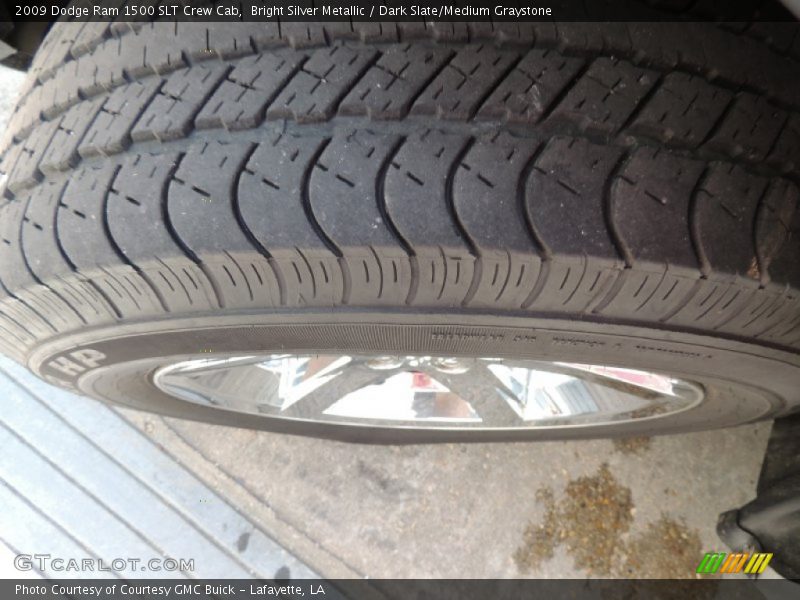 Bright Silver Metallic / Dark Slate/Medium Graystone 2009 Dodge Ram 1500 SLT Crew Cab
