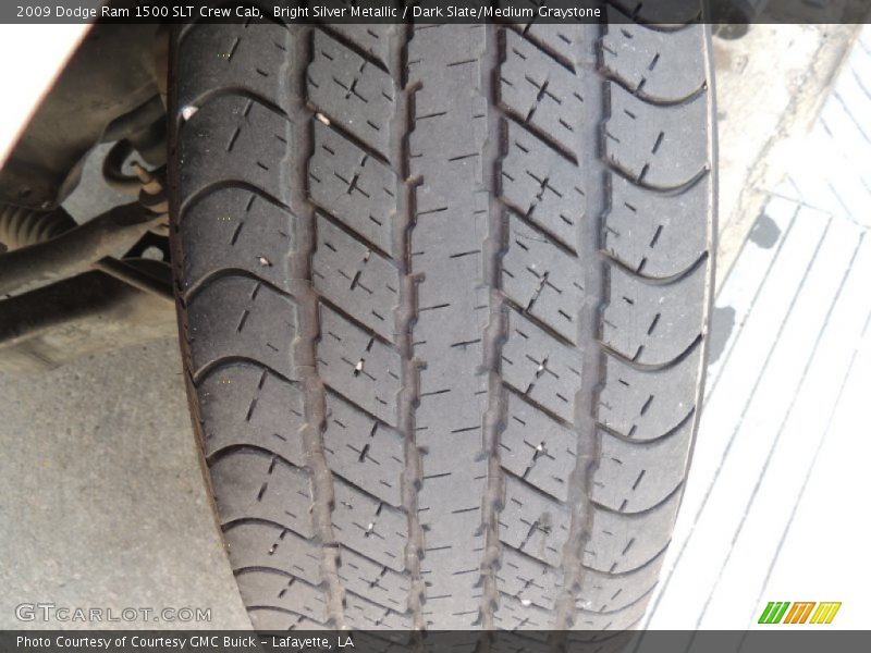 Bright Silver Metallic / Dark Slate/Medium Graystone 2009 Dodge Ram 1500 SLT Crew Cab