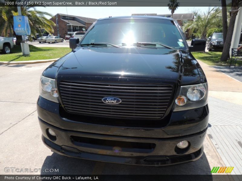 Black / Black/Red Sport 2008 Ford F150 FX2 Sport SuperCrew