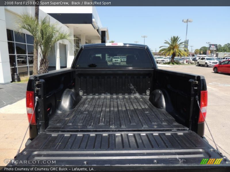Black / Black/Red Sport 2008 Ford F150 FX2 Sport SuperCrew