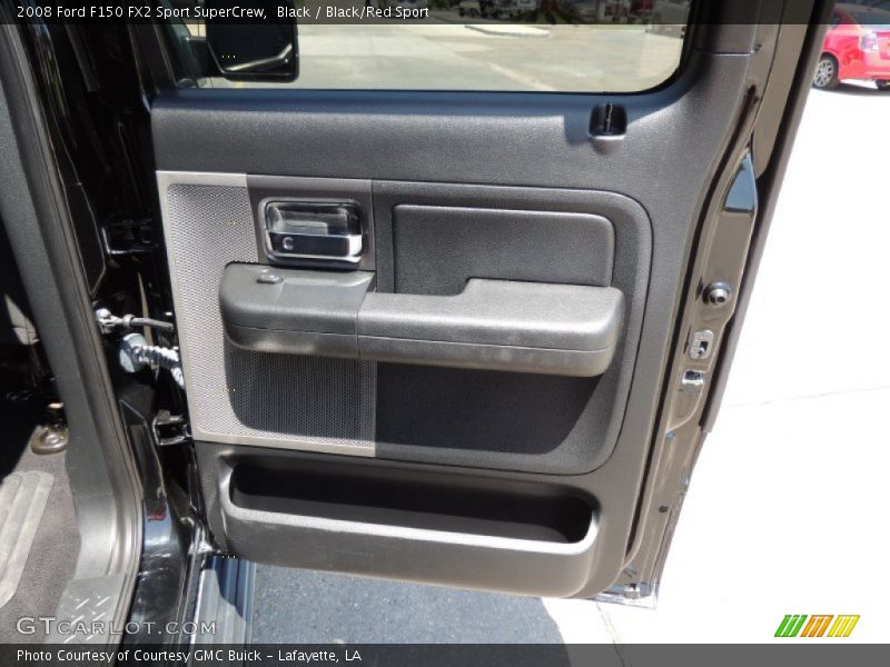 Black / Black/Red Sport 2008 Ford F150 FX2 Sport SuperCrew