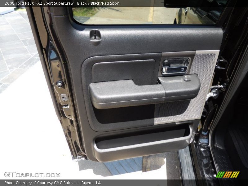 Black / Black/Red Sport 2008 Ford F150 FX2 Sport SuperCrew