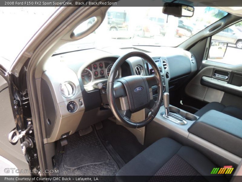 Black / Black/Red Sport 2008 Ford F150 FX2 Sport SuperCrew