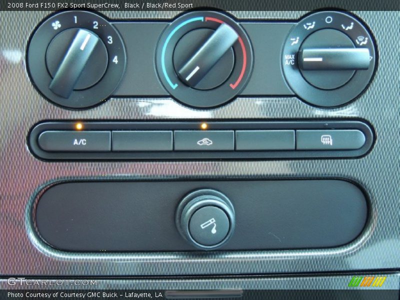 Black / Black/Red Sport 2008 Ford F150 FX2 Sport SuperCrew