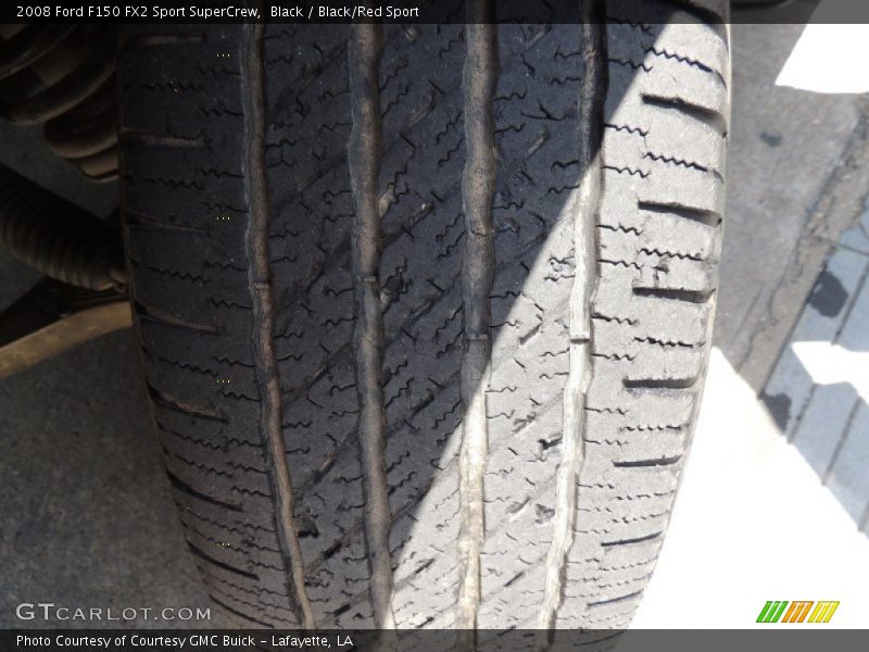Black / Black/Red Sport 2008 Ford F150 FX2 Sport SuperCrew