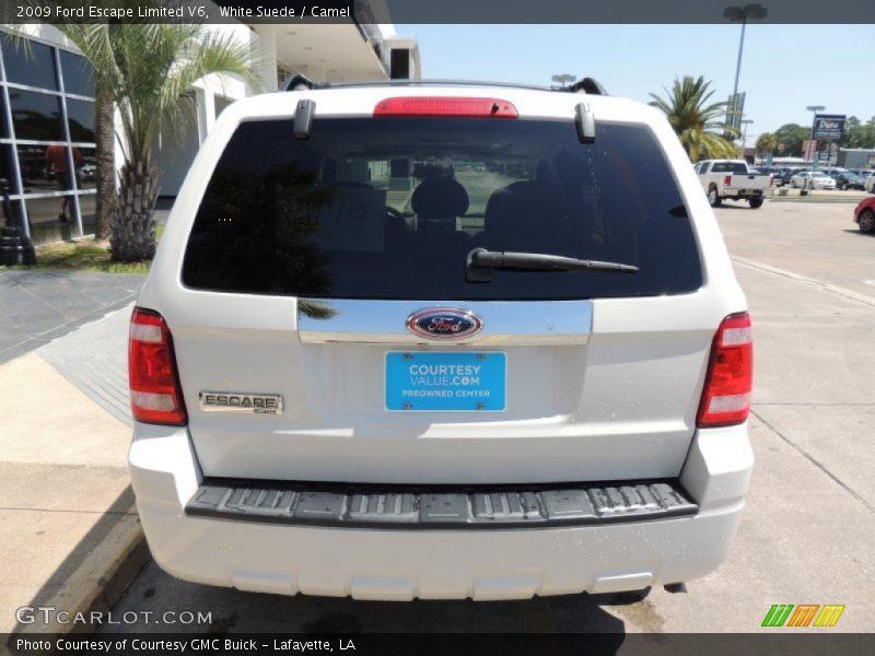 White Suede / Camel 2009 Ford Escape Limited V6