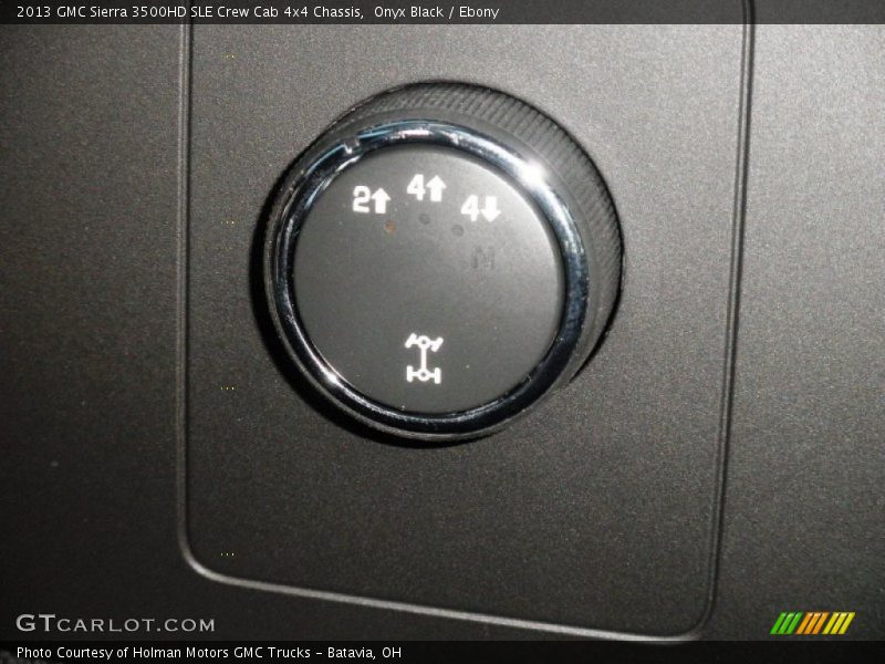 Onyx Black / Ebony 2013 GMC Sierra 3500HD SLE Crew Cab 4x4 Chassis