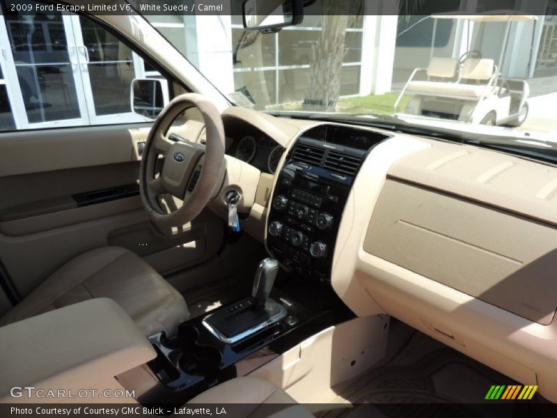 White Suede / Camel 2009 Ford Escape Limited V6