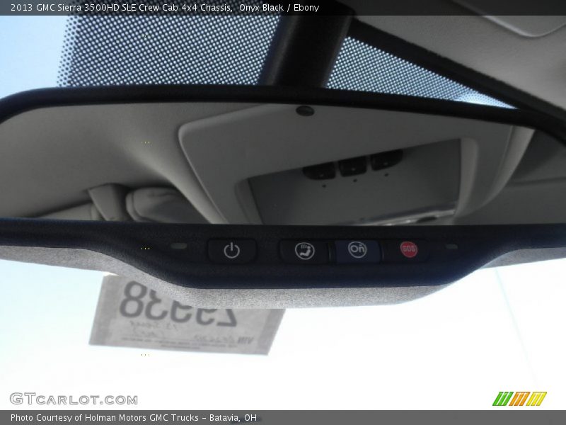 Onyx Black / Ebony 2013 GMC Sierra 3500HD SLE Crew Cab 4x4 Chassis