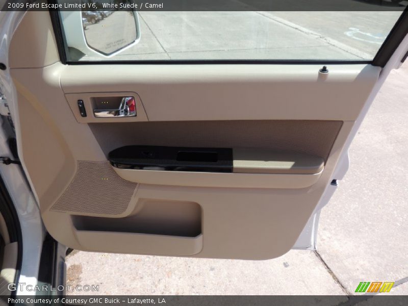 White Suede / Camel 2009 Ford Escape Limited V6