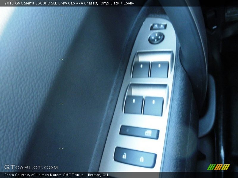 Onyx Black / Ebony 2013 GMC Sierra 3500HD SLE Crew Cab 4x4 Chassis