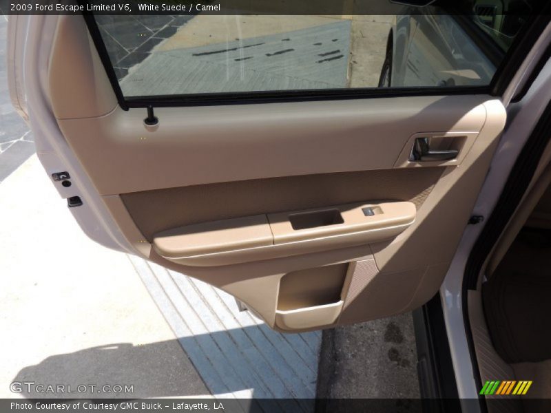 White Suede / Camel 2009 Ford Escape Limited V6