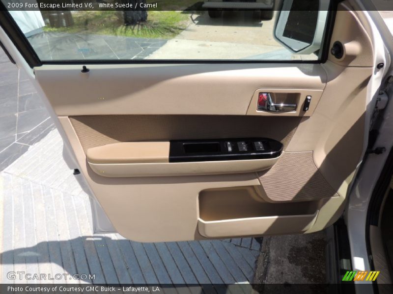White Suede / Camel 2009 Ford Escape Limited V6