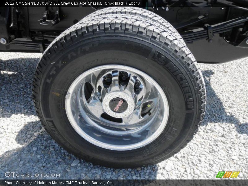 Onyx Black / Ebony 2013 GMC Sierra 3500HD SLE Crew Cab 4x4 Chassis