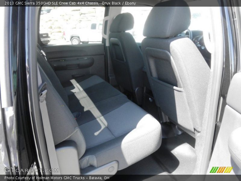 Onyx Black / Ebony 2013 GMC Sierra 3500HD SLE Crew Cab 4x4 Chassis