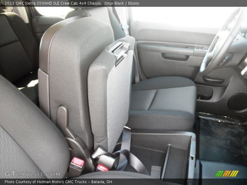 Onyx Black / Ebony 2013 GMC Sierra 3500HD SLE Crew Cab 4x4 Chassis