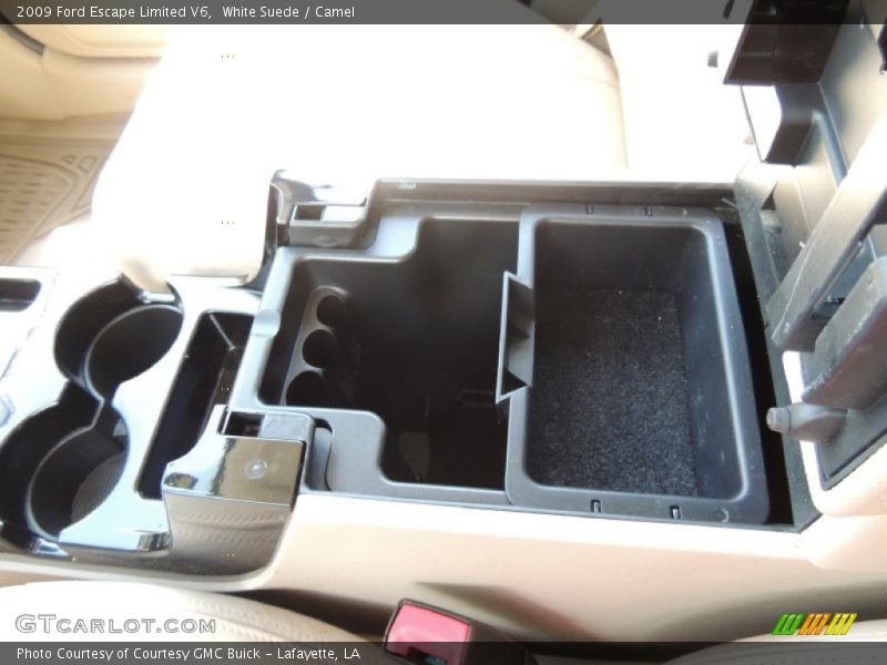 White Suede / Camel 2009 Ford Escape Limited V6