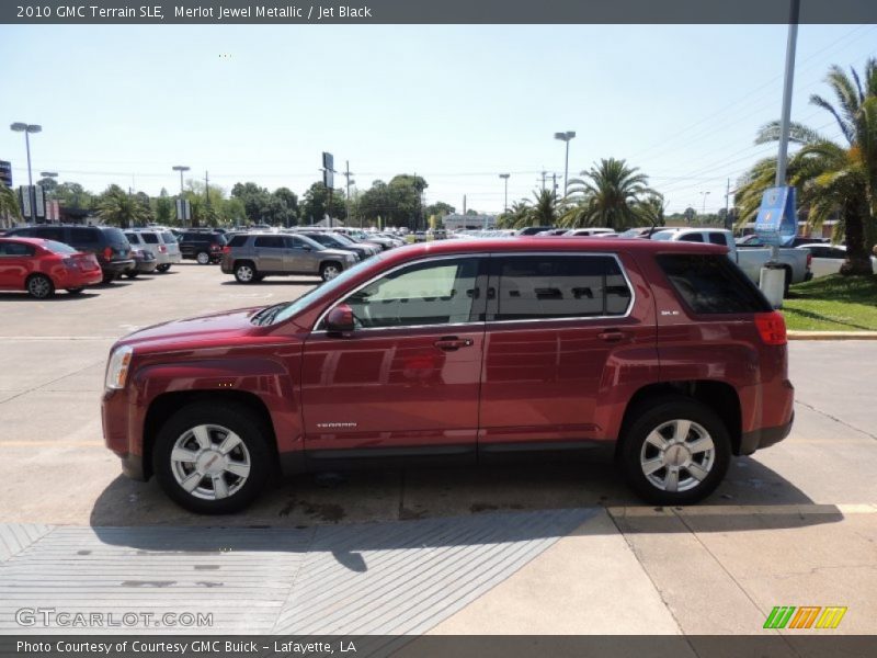 Merlot Jewel Metallic / Jet Black 2010 GMC Terrain SLE