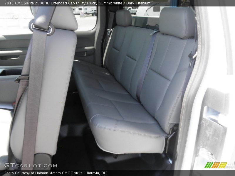 Summit White / Dark Titanium 2013 GMC Sierra 2500HD Extended Cab Utility Truck
