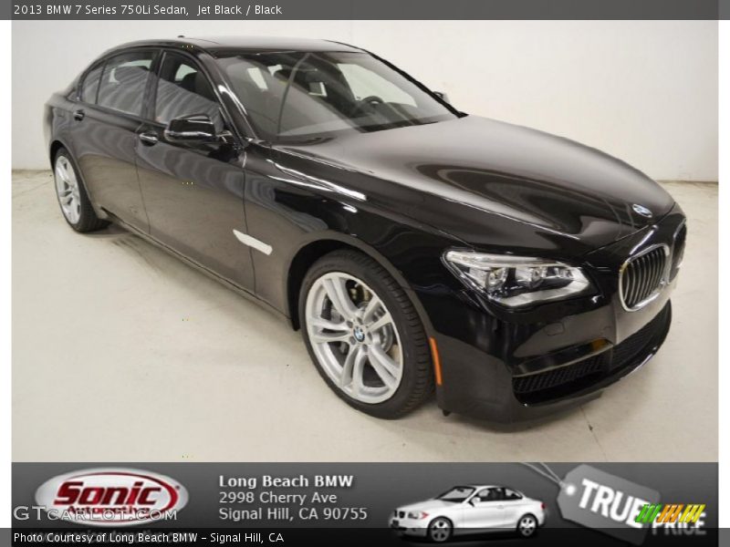 Jet Black / Black 2013 BMW 7 Series 750Li Sedan