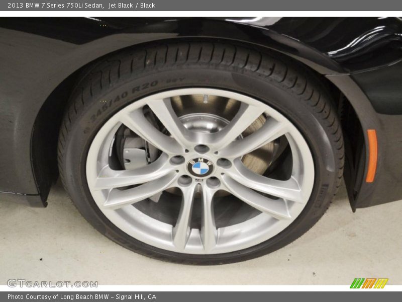 Jet Black / Black 2013 BMW 7 Series 750Li Sedan