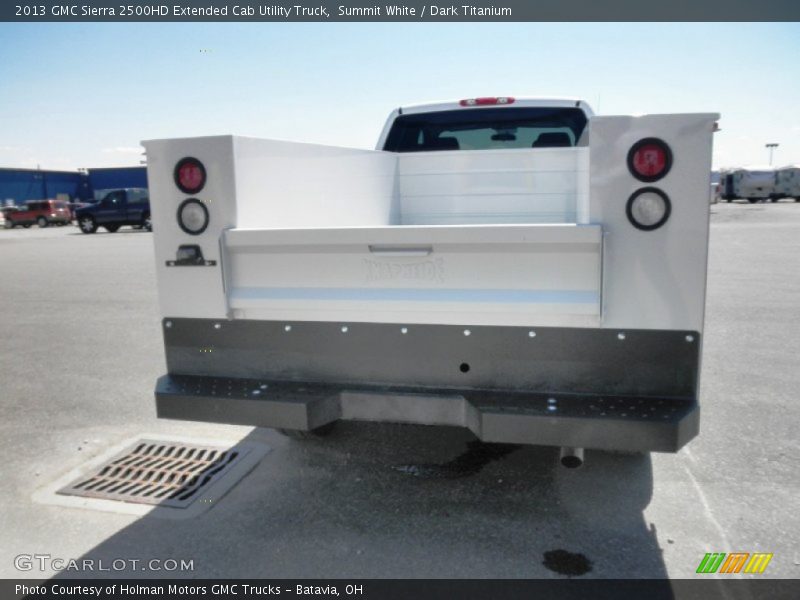 Summit White / Dark Titanium 2013 GMC Sierra 2500HD Extended Cab Utility Truck