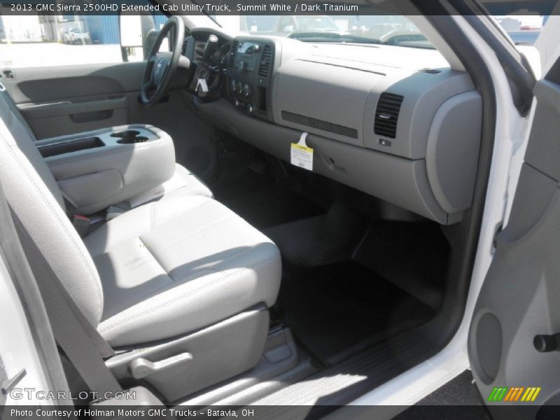 Summit White / Dark Titanium 2013 GMC Sierra 2500HD Extended Cab Utility Truck