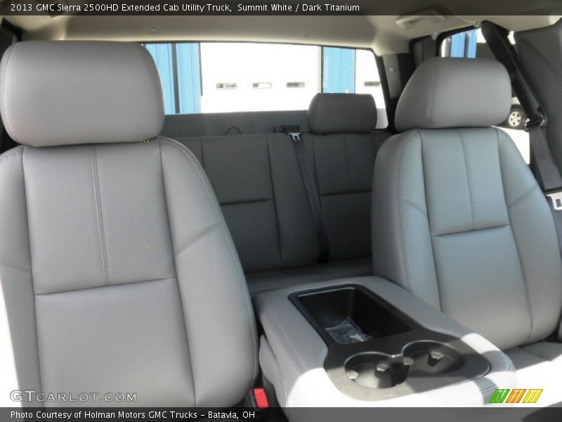 Summit White / Dark Titanium 2013 GMC Sierra 2500HD Extended Cab Utility Truck