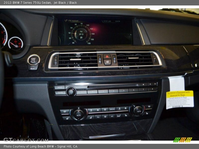 Jet Black / Black 2013 BMW 7 Series 750Li Sedan
