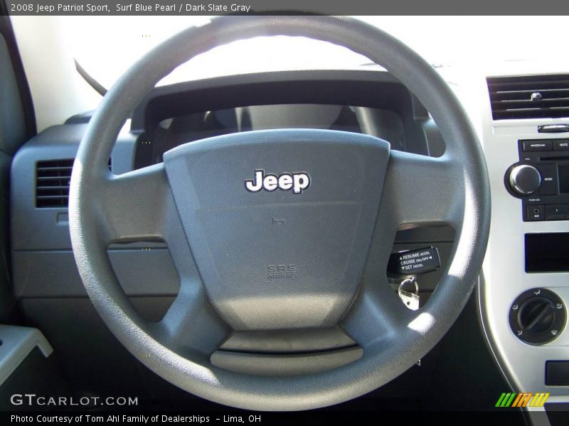 Surf Blue Pearl / Dark Slate Gray 2008 Jeep Patriot Sport