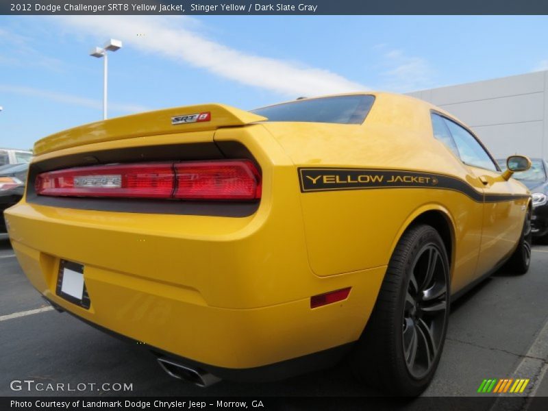 Stinger Yellow / Dark Slate Gray 2012 Dodge Challenger SRT8 Yellow Jacket