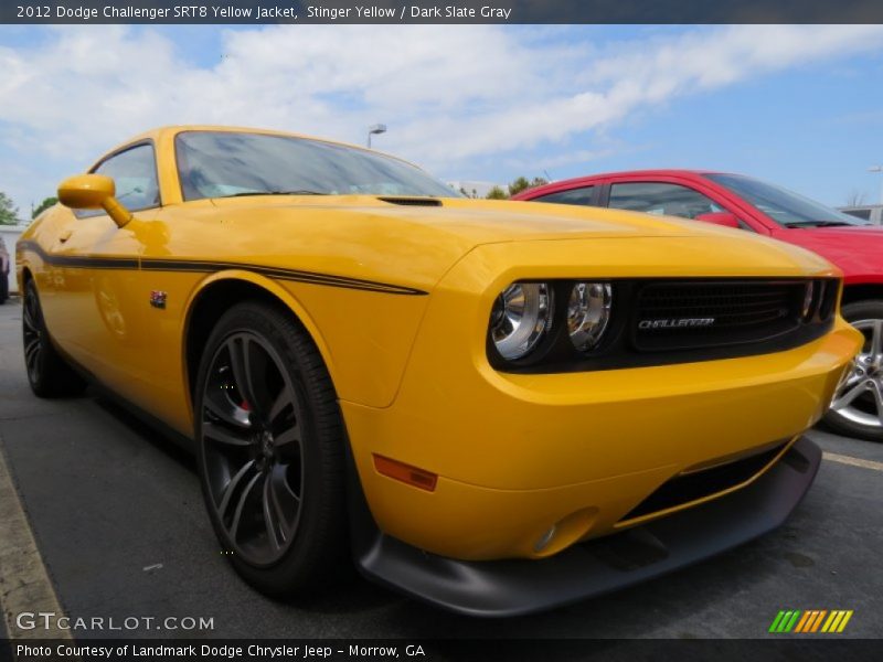 Stinger Yellow / Dark Slate Gray 2012 Dodge Challenger SRT8 Yellow Jacket