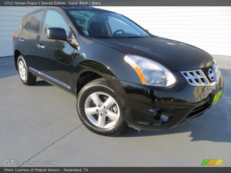 Super Black / Black 2012 Nissan Rogue S Special Edition