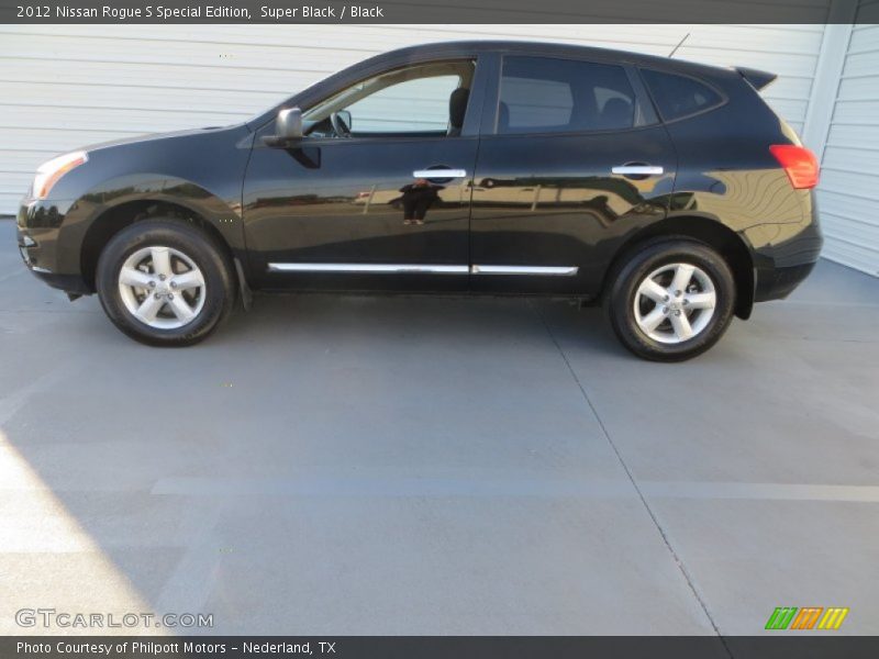 Super Black / Black 2012 Nissan Rogue S Special Edition