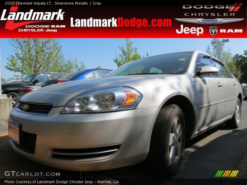 Silverstone Metallic / Gray 2007 Chevrolet Impala LT