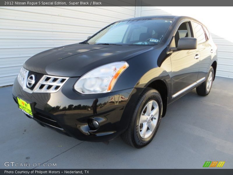 Super Black / Black 2012 Nissan Rogue S Special Edition