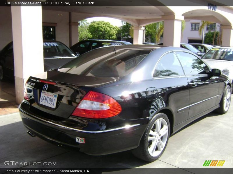 Black / Black 2006 Mercedes-Benz CLK 350 Coupe