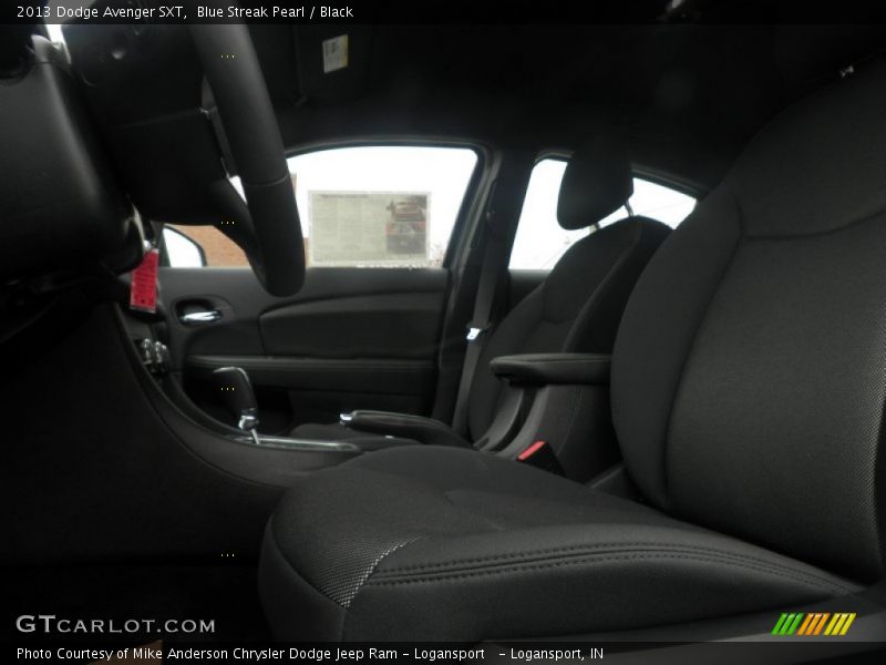 Blue Streak Pearl / Black 2013 Dodge Avenger SXT
