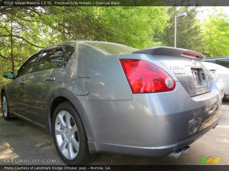 Precision Gray Metallic / Charcoal Black 2008 Nissan Maxima 3.5 SE