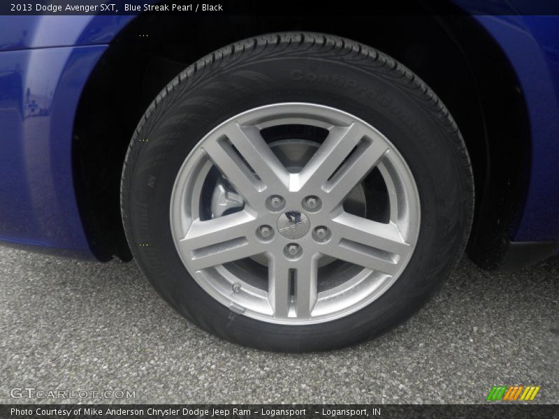 Blue Streak Pearl / Black 2013 Dodge Avenger SXT