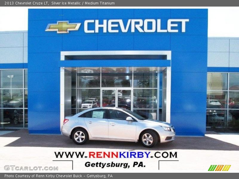 Silver Ice Metallic / Medium Titanium 2013 Chevrolet Cruze LT