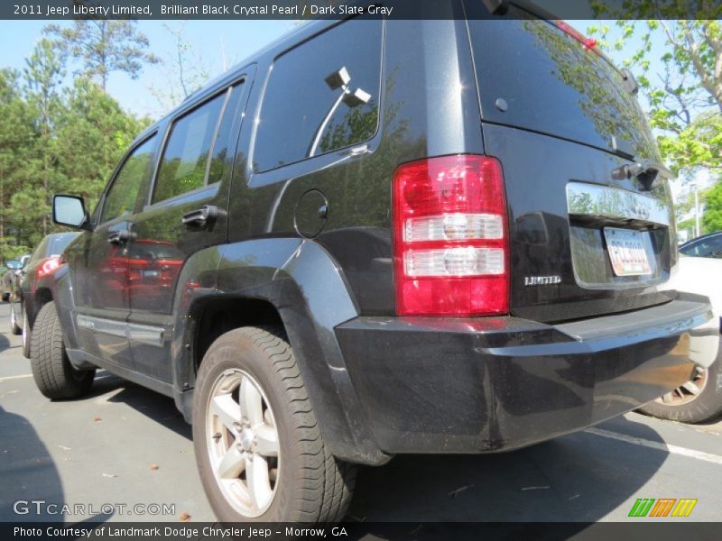 Brilliant Black Crystal Pearl / Dark Slate Gray 2011 Jeep Liberty Limited